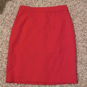 NWOT True red WHBM pencil skirt